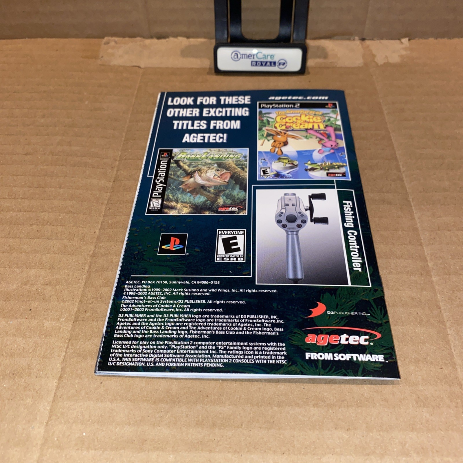Fisherman’s Bass Club (Sony PlayStation 2, 2003) PS2 CIB New Pristine Tested