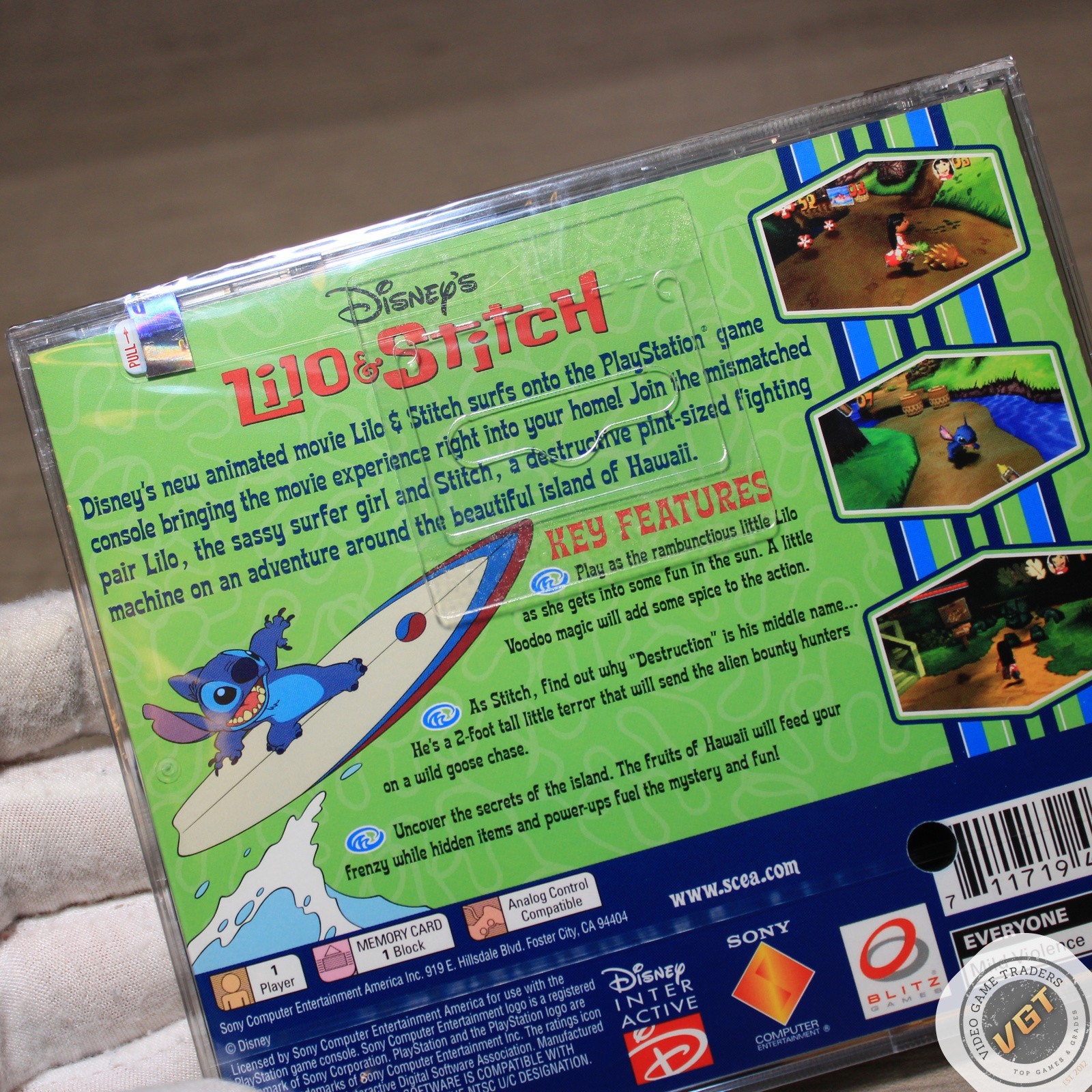 Disney’s Lilo & Stitch PlayStation 1, PS1 2002 NEW! – RARE! (CASE CRACK, READ)