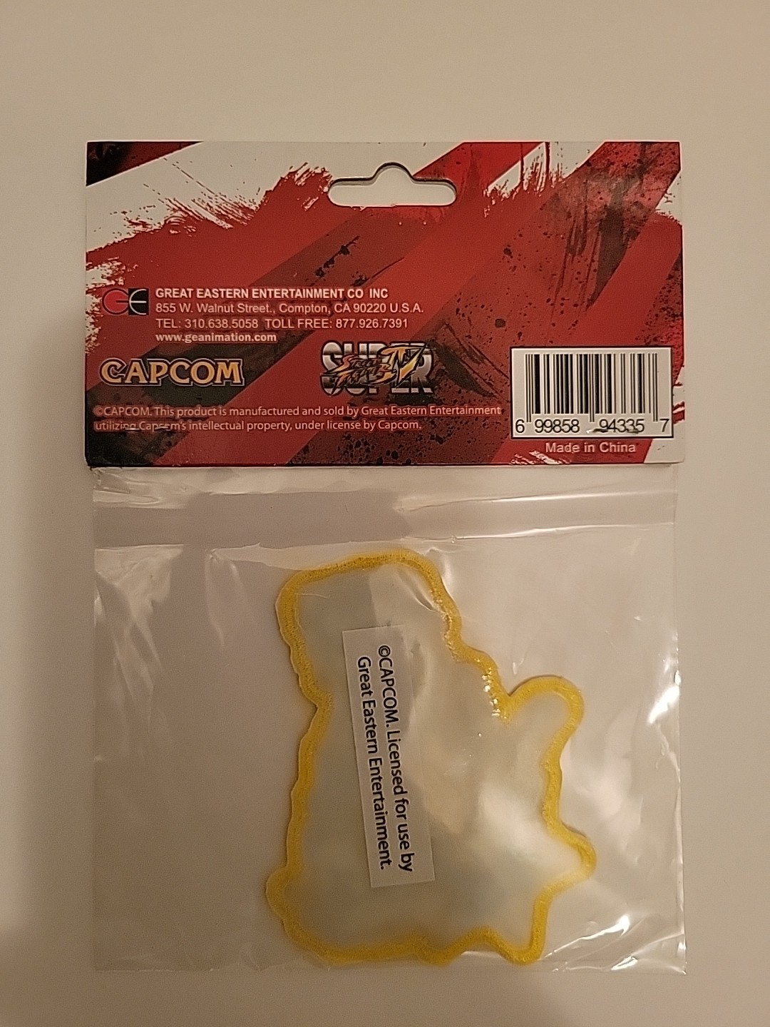 Super Street Fighter – CHUN LI Patch by Capcom