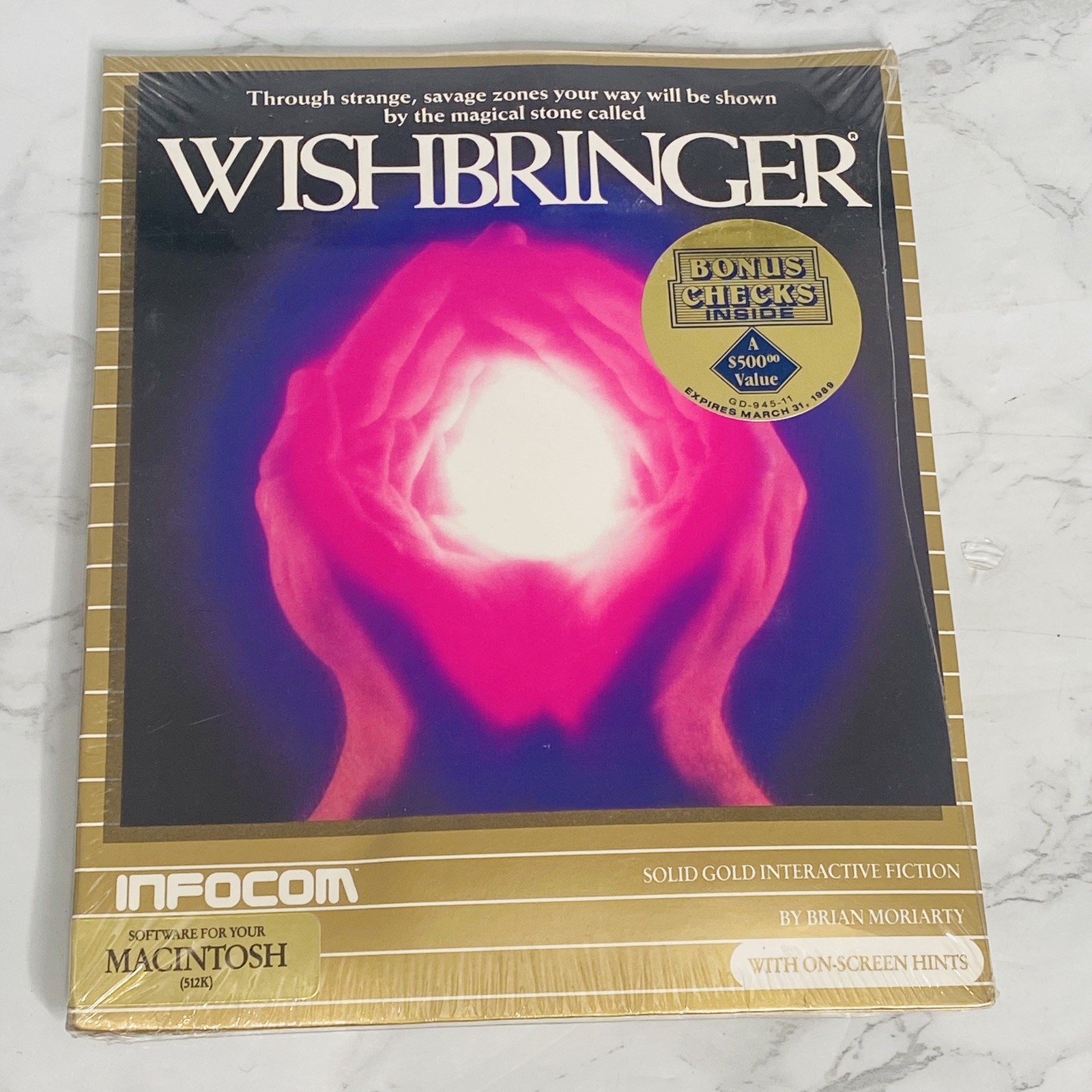 WISHBRINGER Vtg Software Macintosh NOS New Sealed Interactive Fiction 1988 80s
