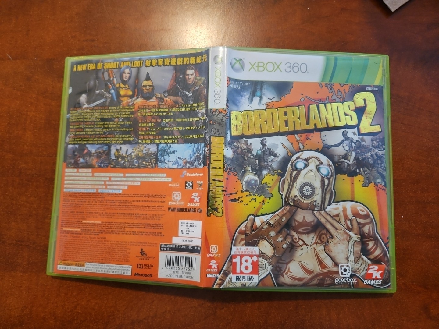 Borderlands 2 Xbox 360 HONG KONG ASIAN ASIA IMPORT **ENGLISH** USA SELLER (READ)