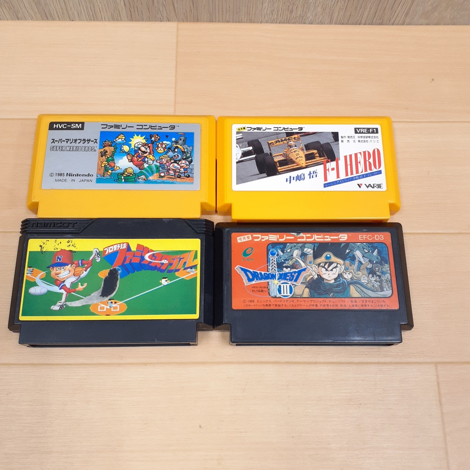Nintendo Super Famicom & Famicom Console with 8 Games & Cables Japanese NES SNES
