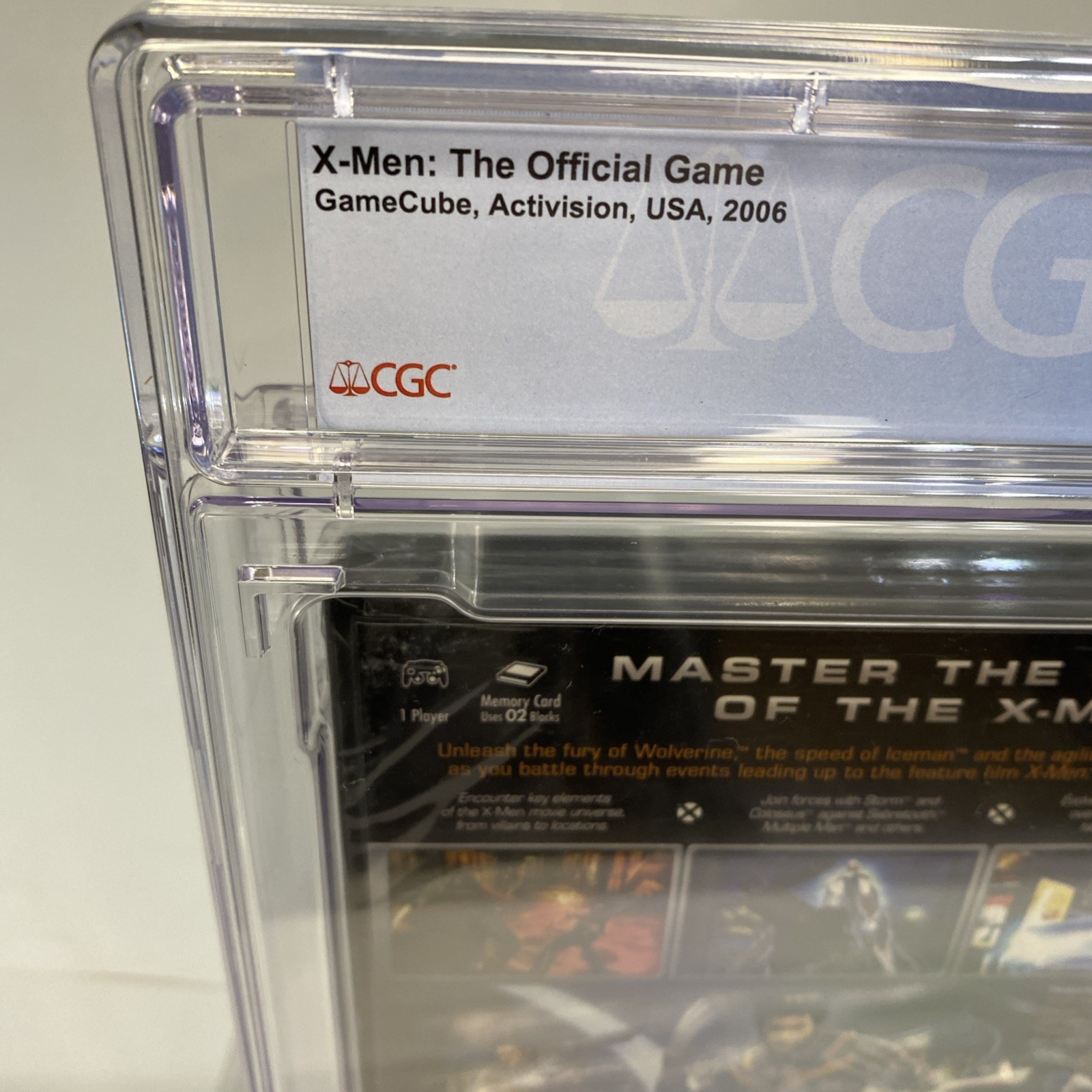 CGC 9.8 A+ SEALED X-MEN 1st Print The Official Game [MARVEL] (Nintendo GameCube)