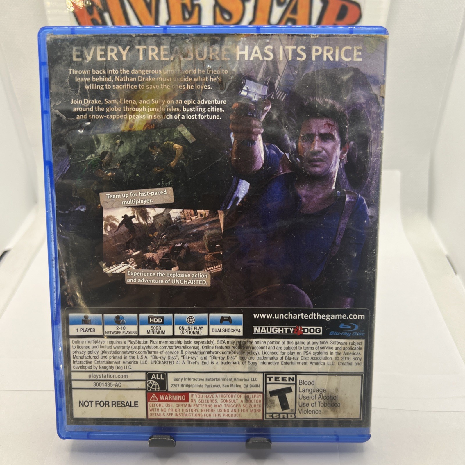 Uncharted 4: A Thief’s End for PlayStation 4 ps4