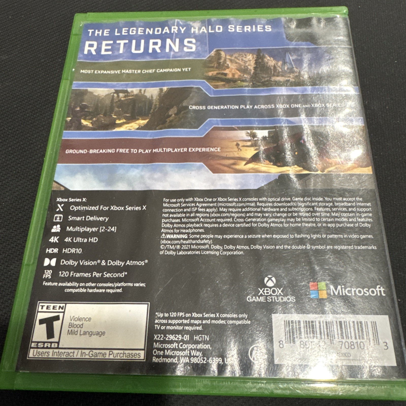 Microsoft Xbox Series X Halo Infinite Master Chief Video Game Tested Working