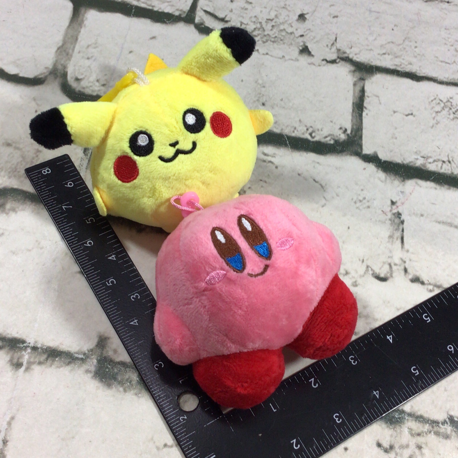 Nintendo Kirby Pokémon Pikachu Plush Backpack Clip Stuffed Retro Gamer Toys Lot
