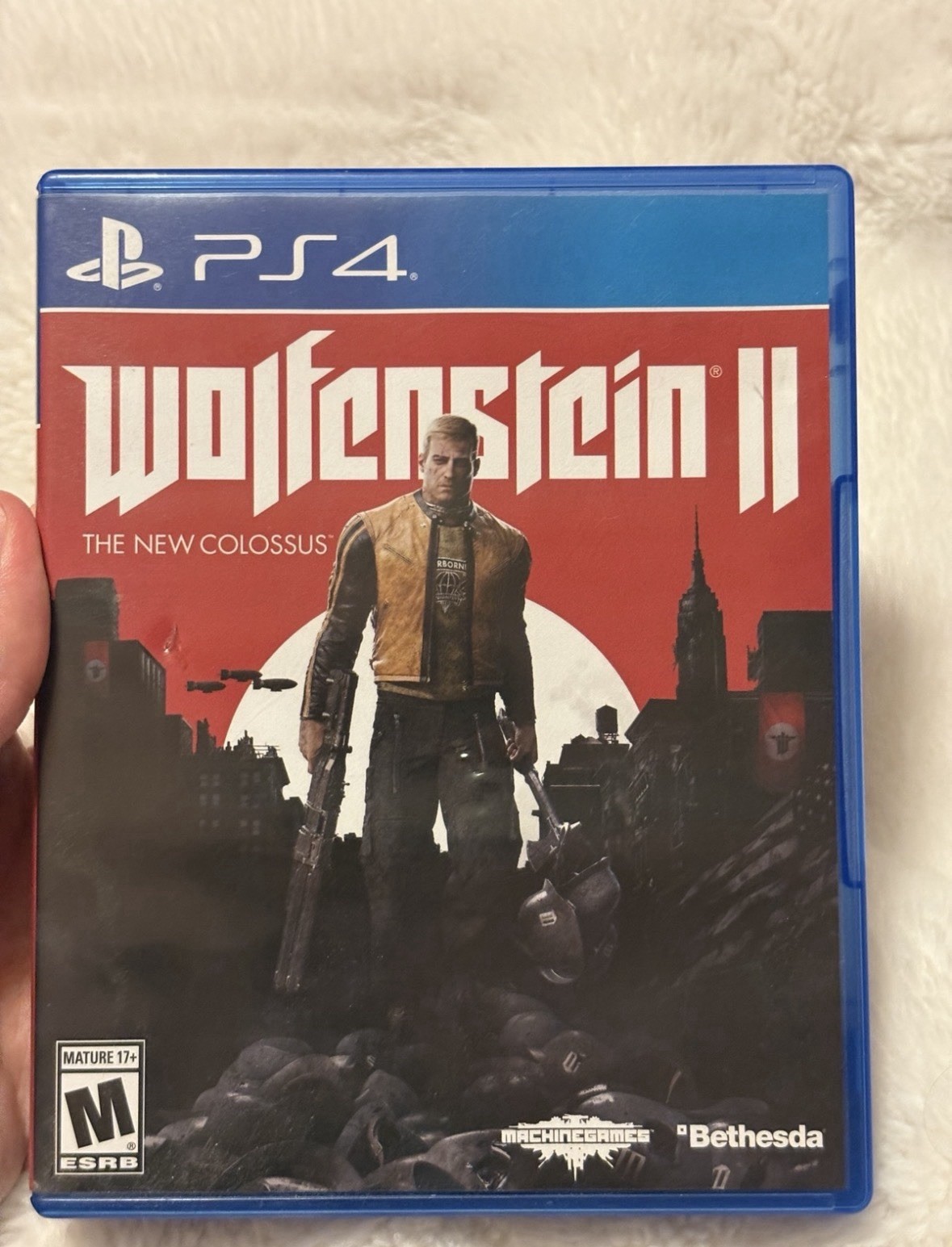 Wolfenstein II: The New Colossus & The New Order PS4 2 Game Bundle Lot CIB