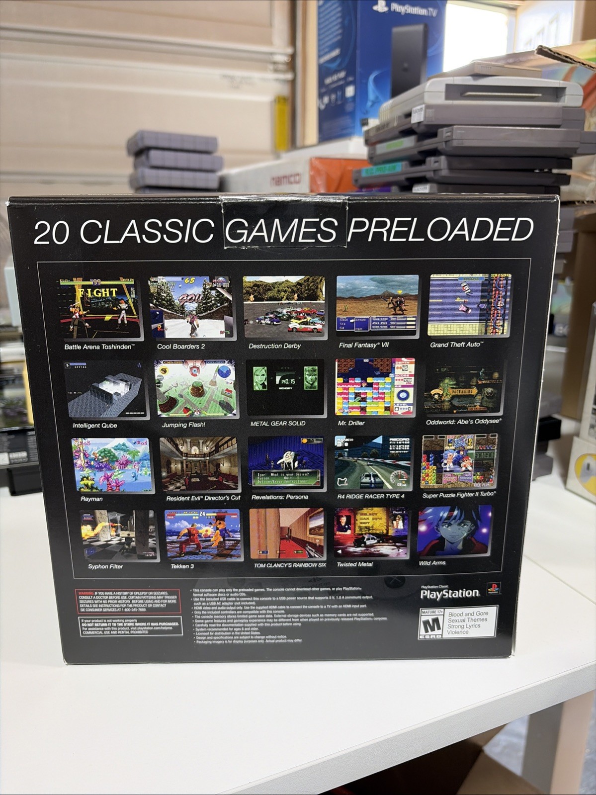 Sealed Sony PlayStation Classic Mini Edition Video Game Console New In Box