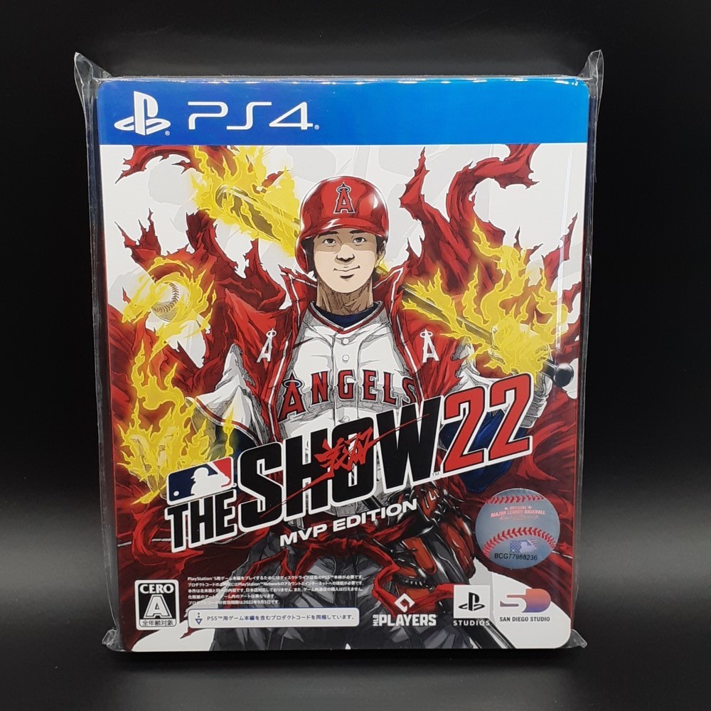 MLB The Show 22 MVP Edition PS4 CIB Complete in Box Tested w Manual Ohtani Anime
