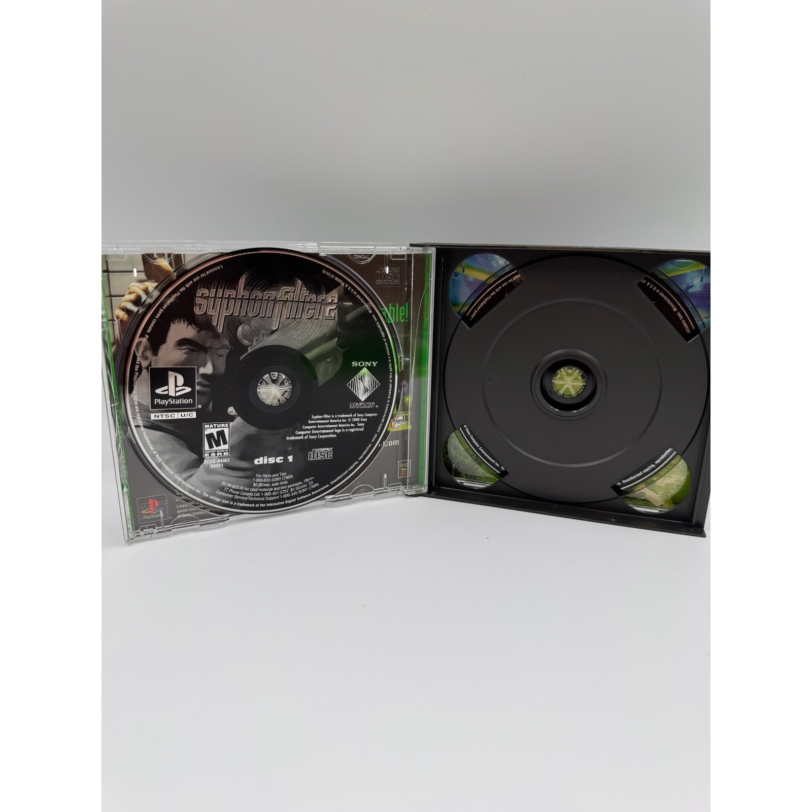 Syphon Filter 1 2 3 Trilogy PS1 PlayStation 1 Games Bundle Greatest Hits Tested