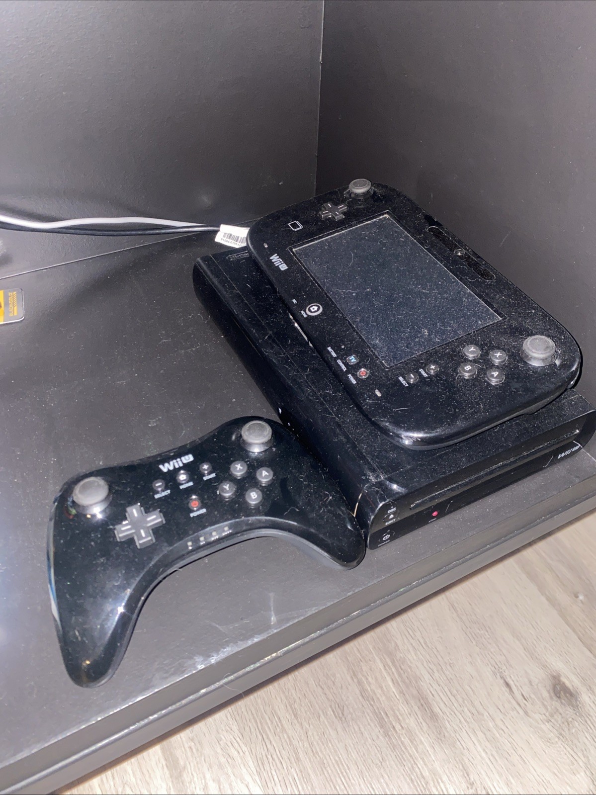 Nintendo Wii U Video Game Console And Gamepad! WUP-001 Black TESTED 32gb