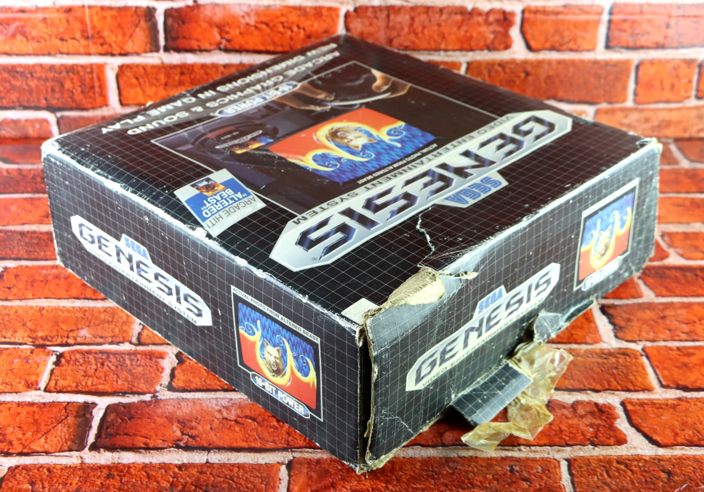SEGA Genesis 16-Bit Model 1601 High Definition Graphics In Box Bundle WORKING