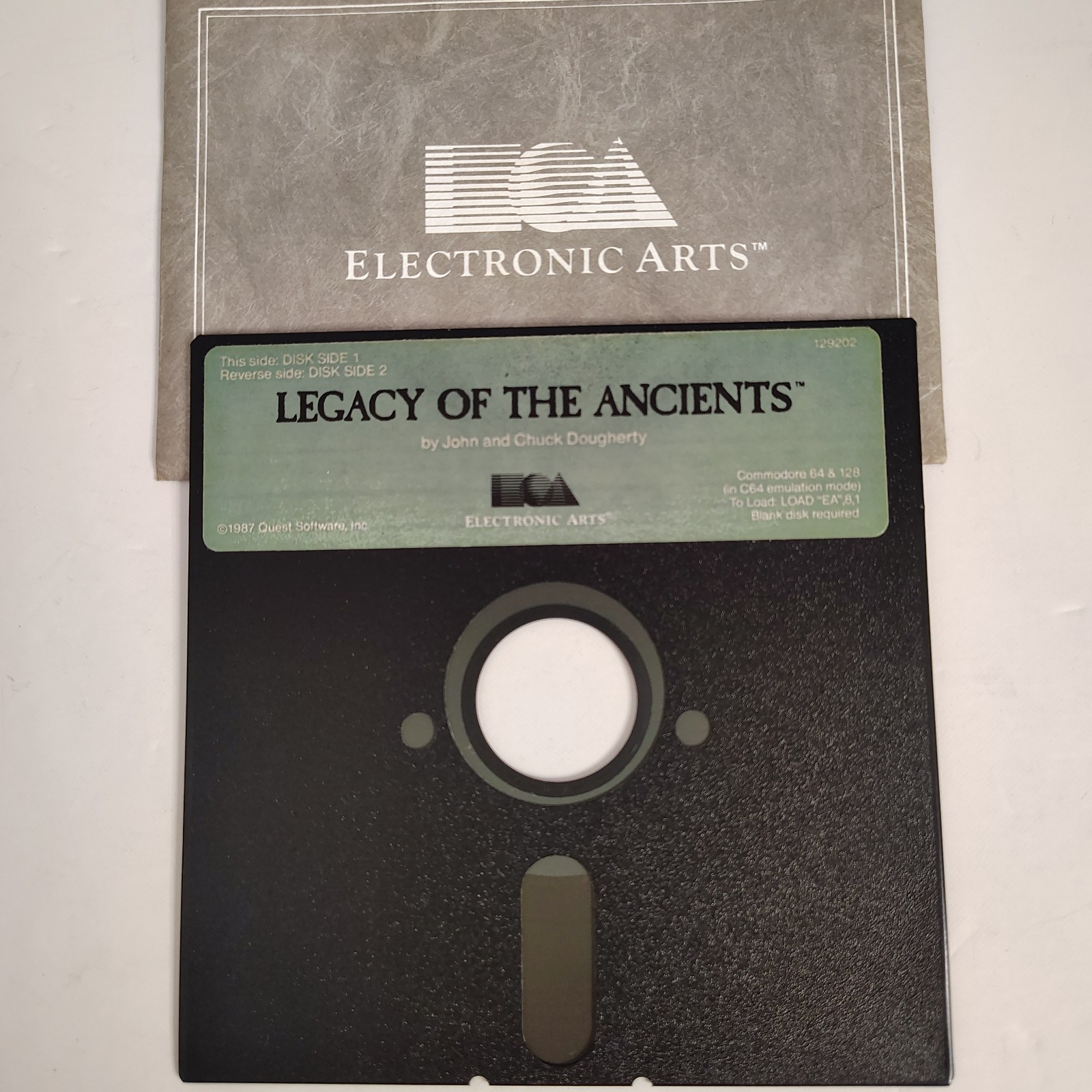 Legacy of the Ancients for the Commodore 64/128 – CIB – Tested Working