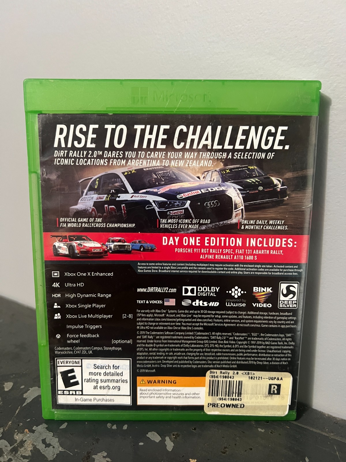 Dirt Rally 2.0 – Day One Edition – Microsoft Xbox One