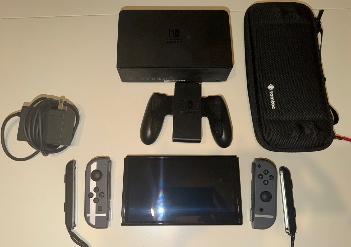 Nintendo Switch (OLED) Super Smash Bros. Bundle 64GB Console – W/ CARRY CASE