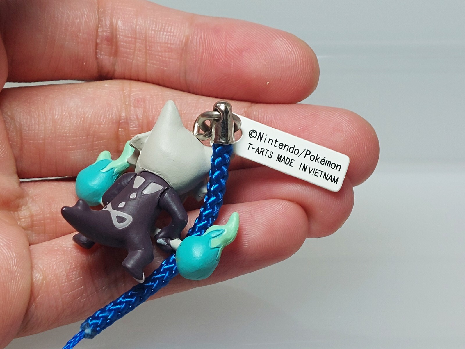 Alolan Marowak Garagara Pokemon Netsuke Mascot Figure Strap T-ARTS 2017 0.8in