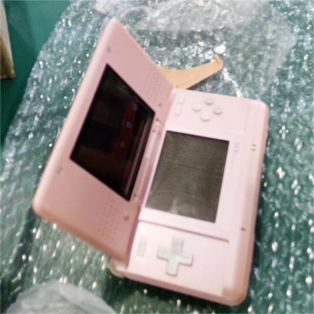 Nintendo DS NTR-001 Pink Console with Charger Shell Broken