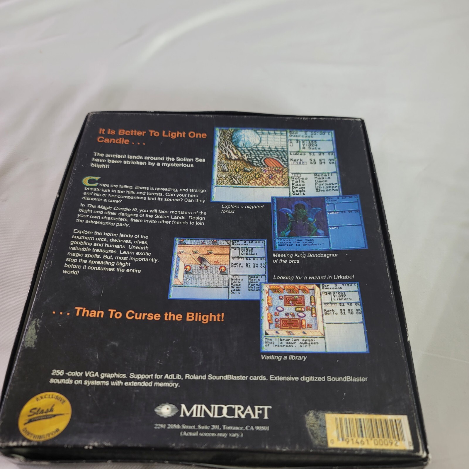 The Magic Candle III Mindcraft MS-DOS 1992 Disks 1 & 2 only