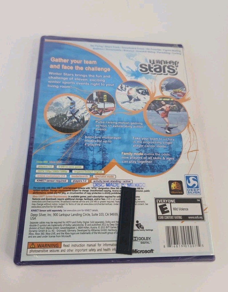 Winter Stars (Microsoft Xbox 360, 2011) .