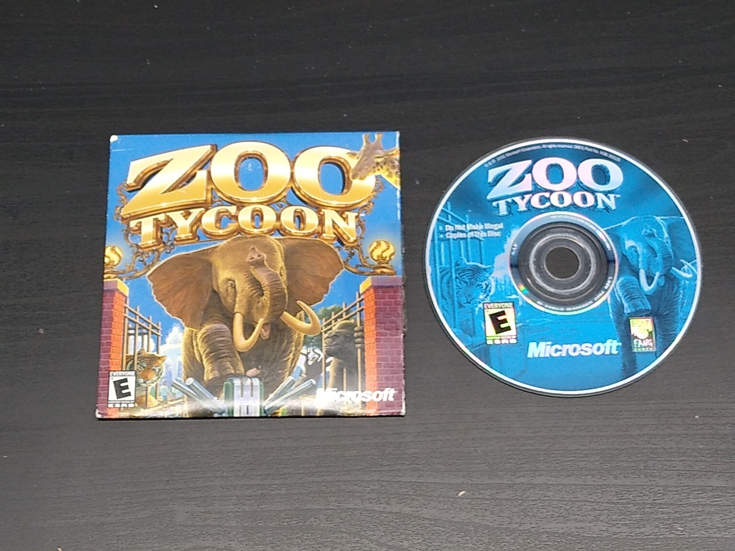 Zoo Tycoon (PC, 2001) Cardboard Sleeve Video Game