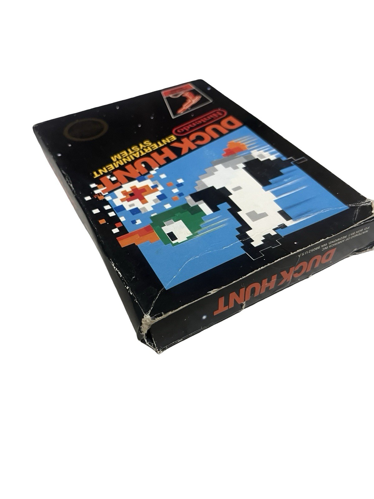 Duck Hunt Nintendo NES, 1985 5-Screw Unpunched Hangtab Complete CIB BLACK BOX