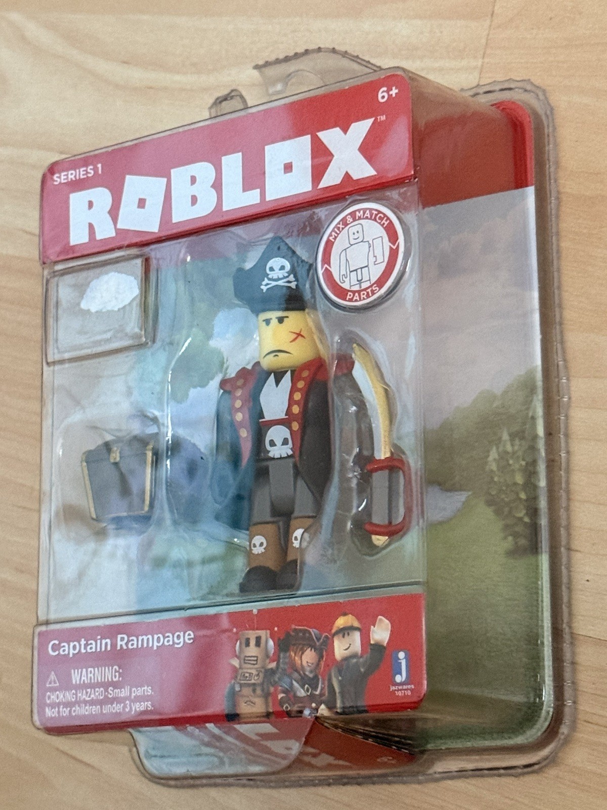 Roblox Captain Rampage Figure Only – No Toy Code – Series 1 – New & seal