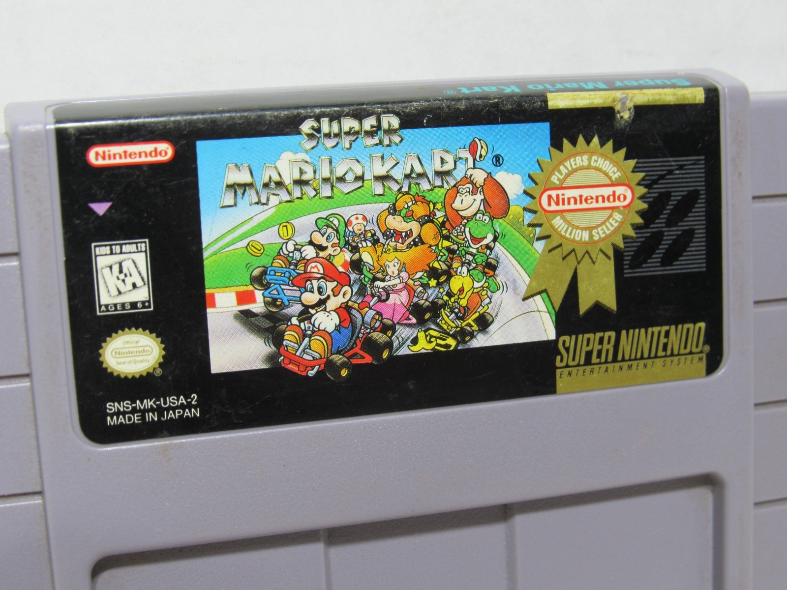 Super Mario Kart (Nintendo SNES, 1992) Cart Only – Authentic & Tested