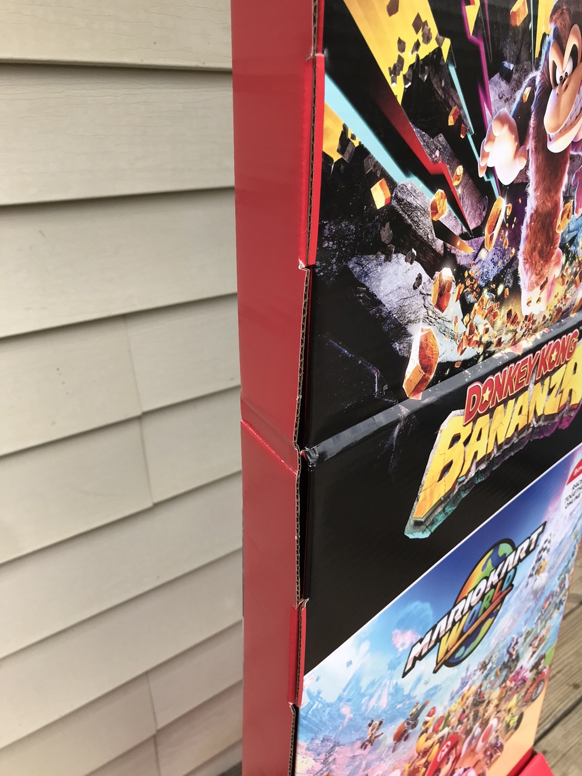 Nintendo Switch 2 store display5ft•Donkey Kong Bananza•Mario Kart World•Zelda