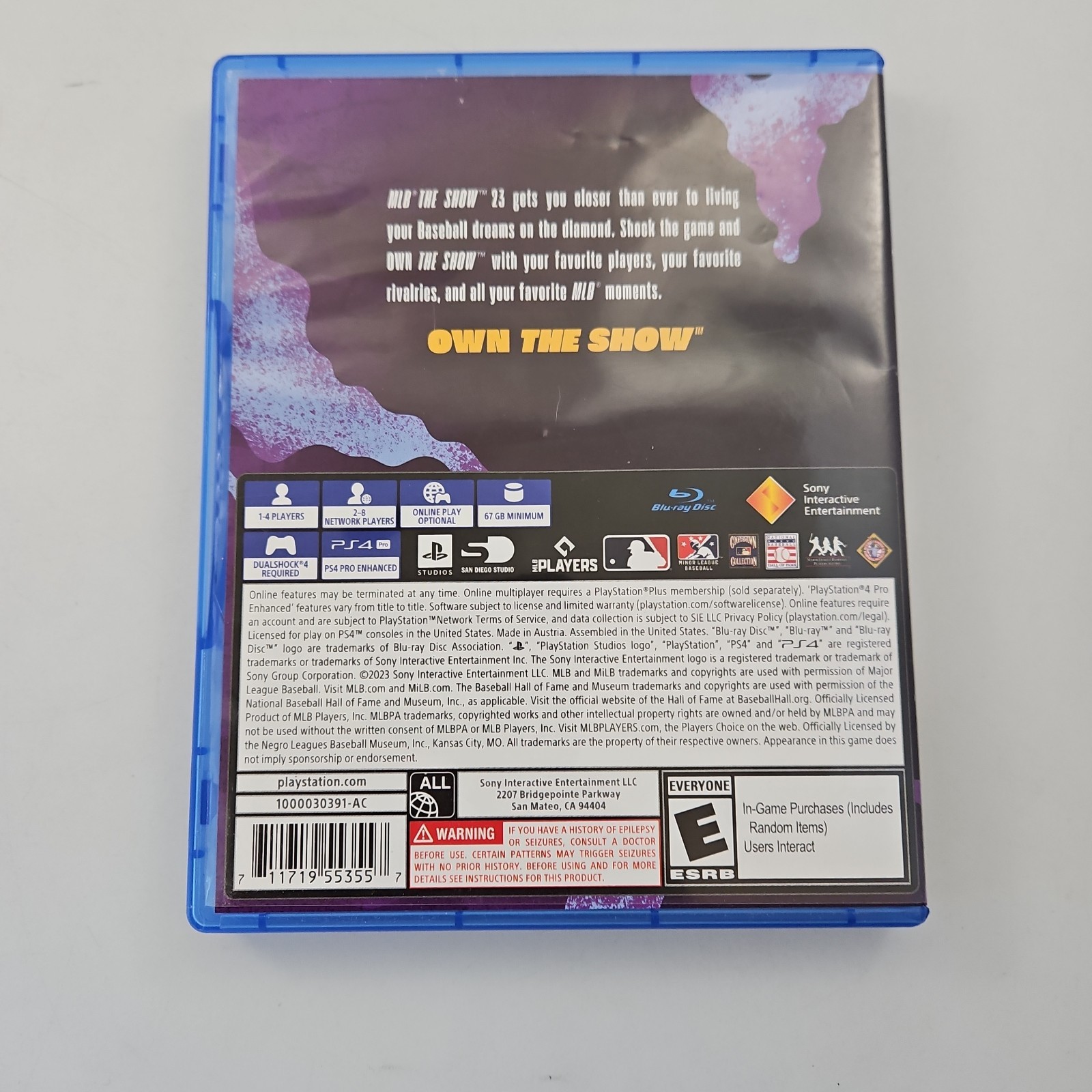 MLB The Show 23 – Sony PlayStation 4 – Fast Shipping!