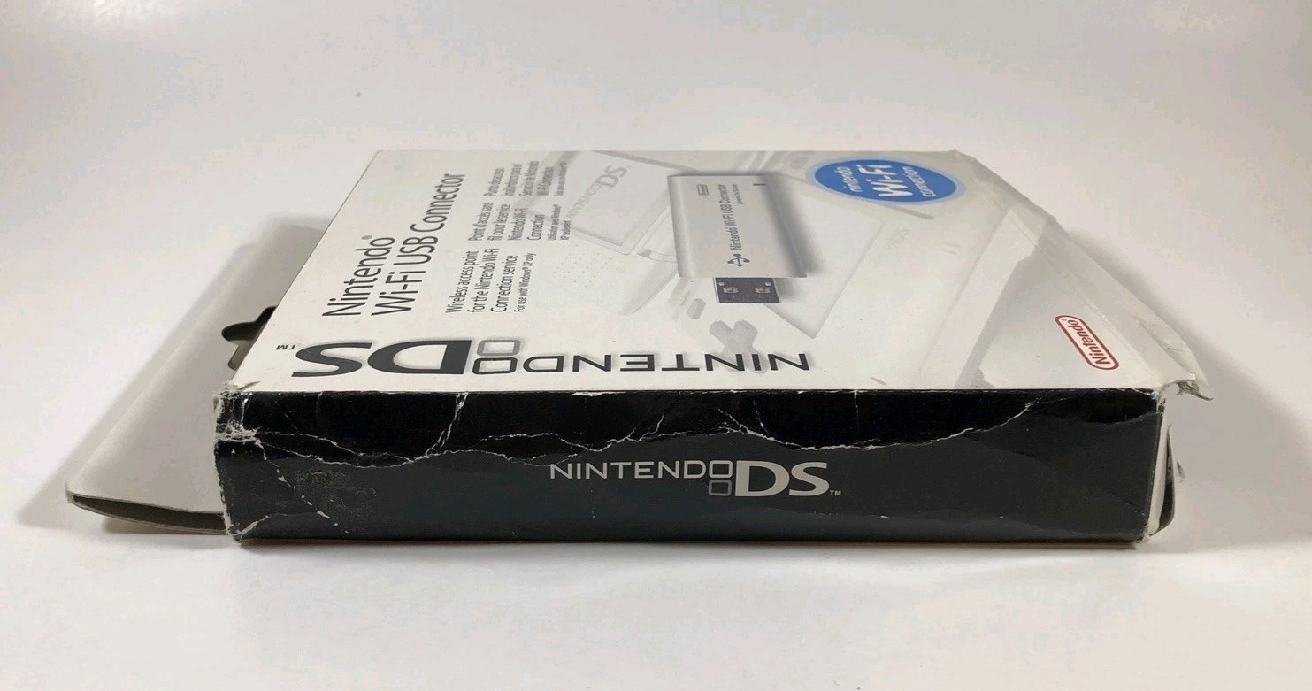 Nintendo Wi-Fi USB CD and Box ONLY! NO Connector/Dongle or Adapter Please READ!