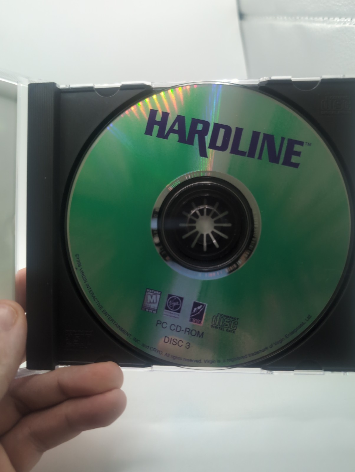 Hardline 1996 PC Scratch Free Tested Working