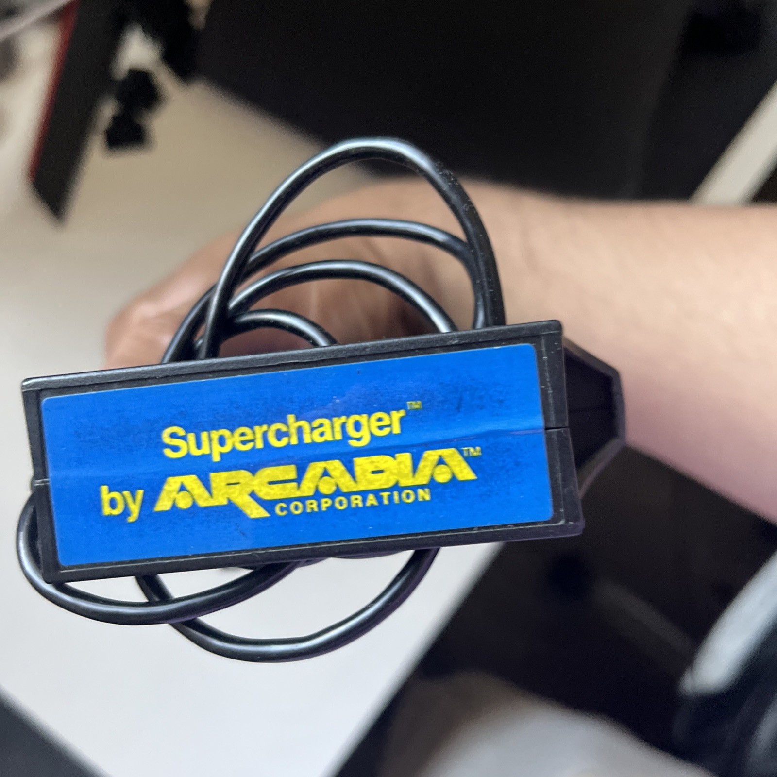 Supercharger by Starpath Arcadia Atari 2600 VCS Cassette Adapter Very Htf