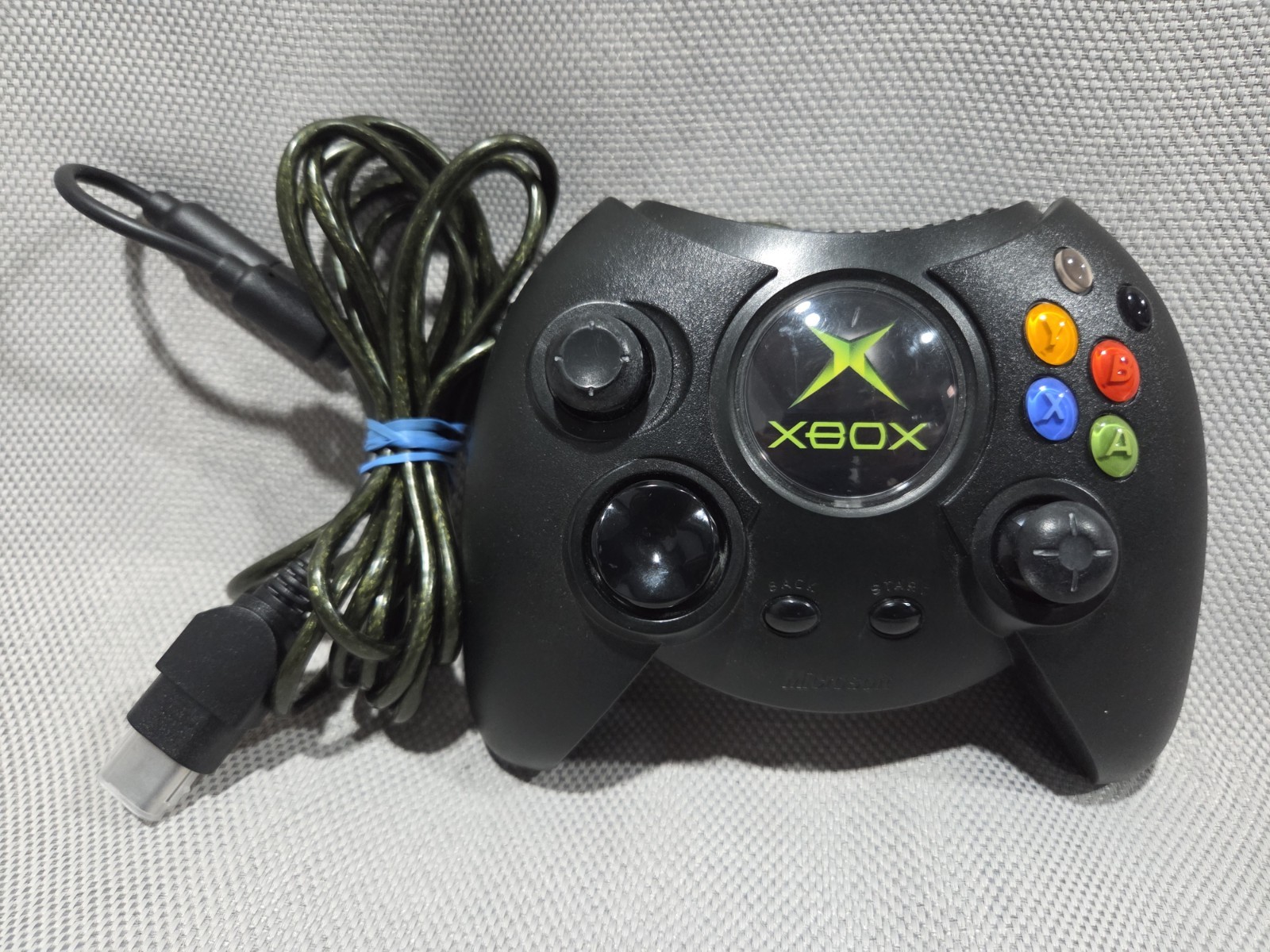Original Xbox OEM “Duke” Controller with Breakaway Cable NR MINT Tested Working