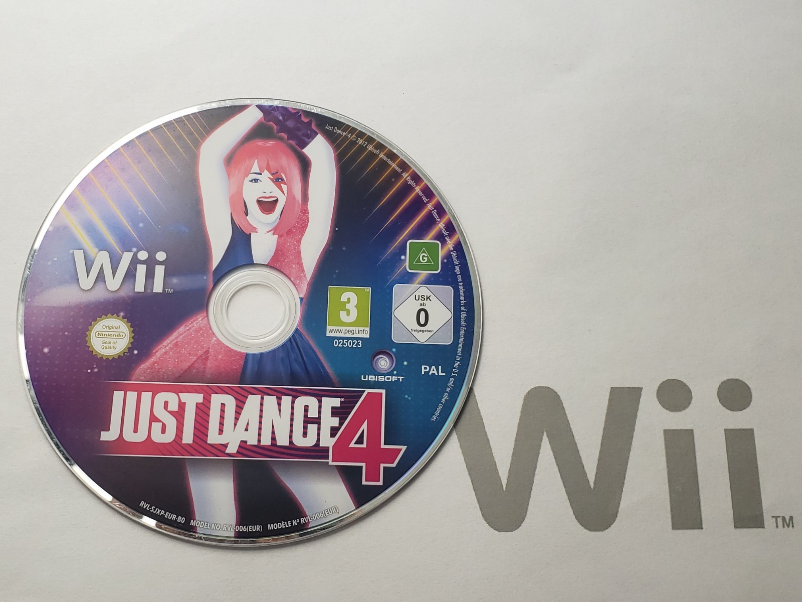 –DISC ONLY– Just Dance 4 (Nintendo Wii) PAL Import