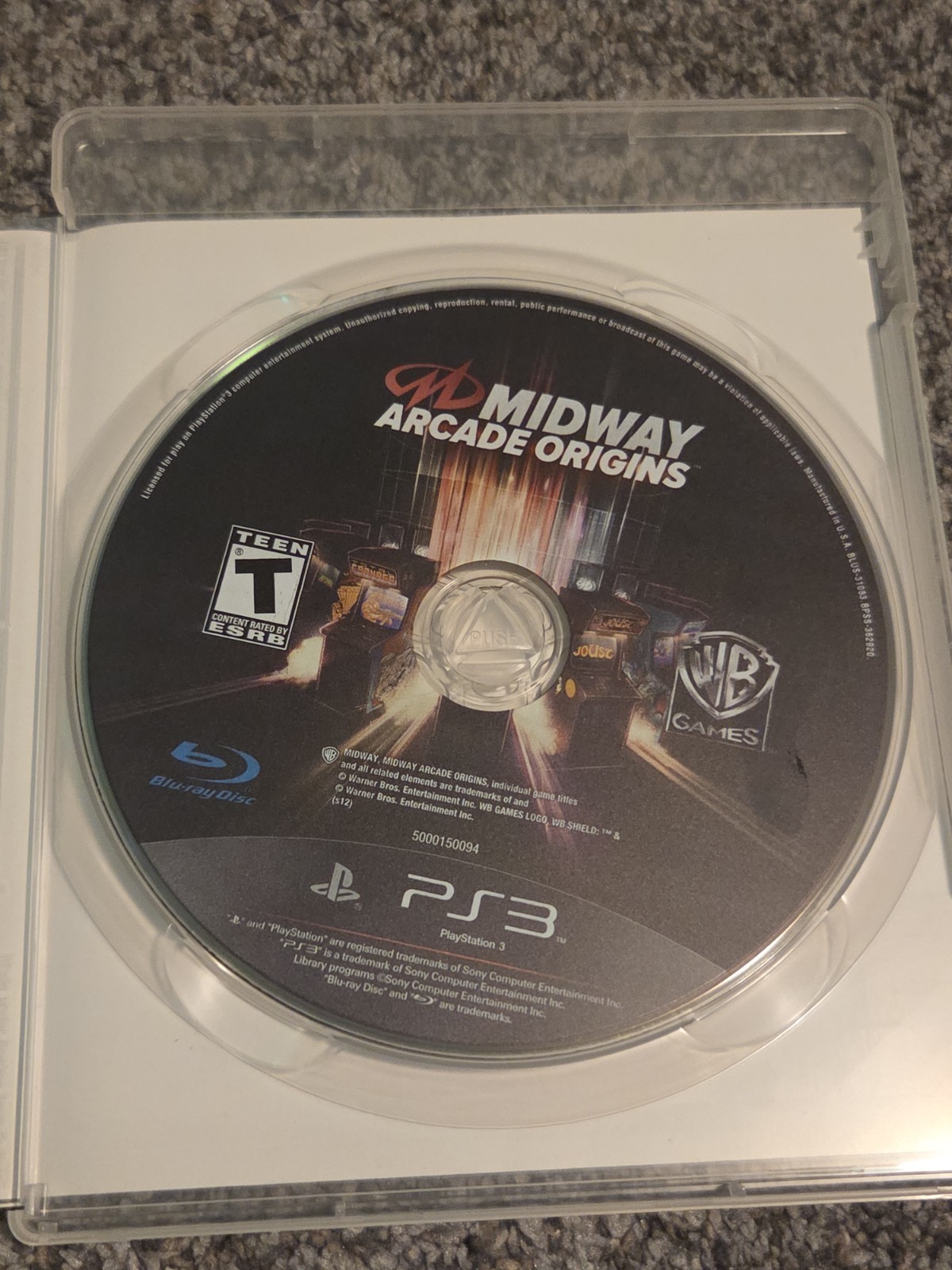 Midway Arcade Origins w/ Manual (CIB, Sony PlayStation 3, PS3, 2012)