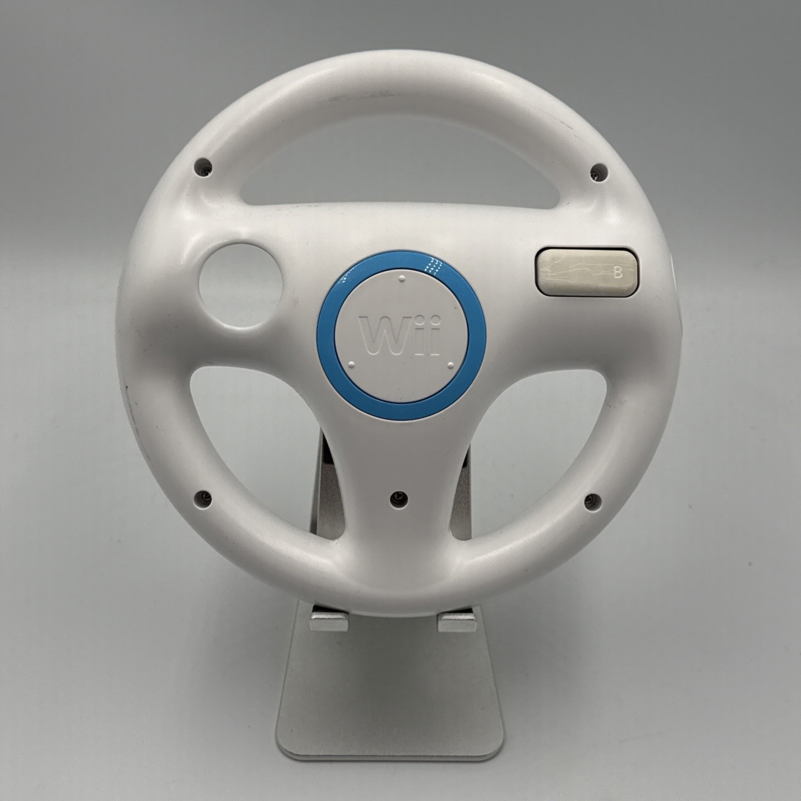 OEM Genuine Nintendo Wii Controller Remote Steering Wheel Accessory RVL-024