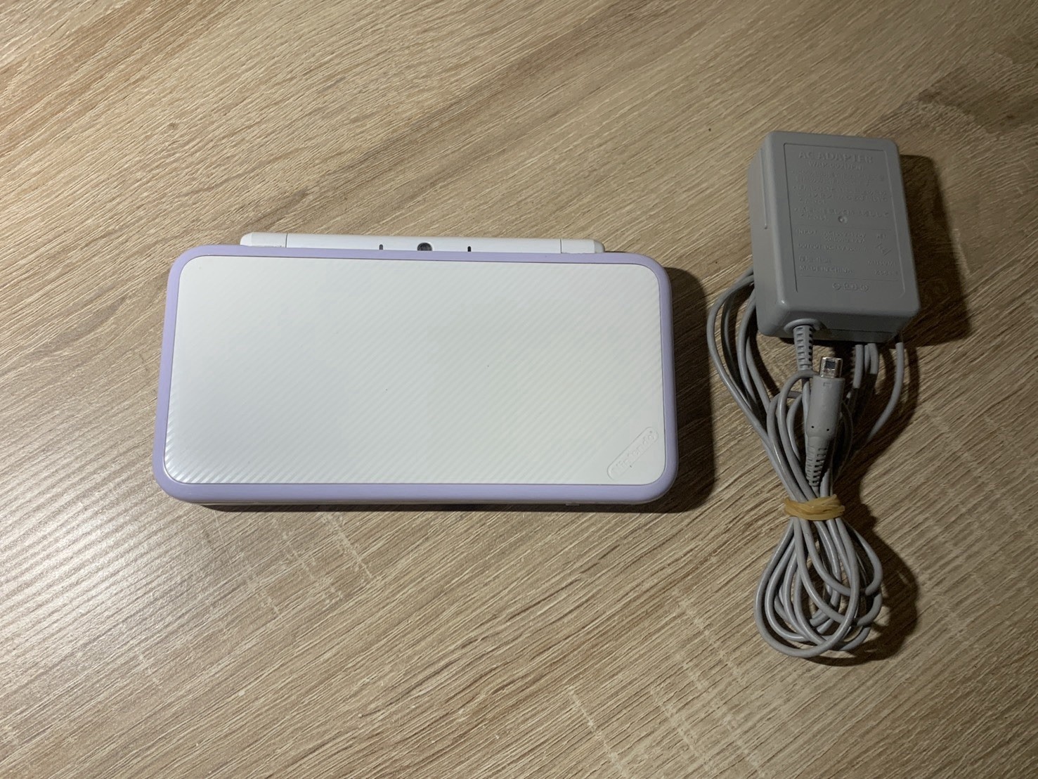 1348 Nintendo New 2DS LL White Lavender Very Good TESTED