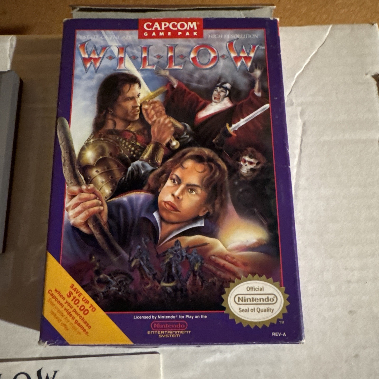 Capcom’s Willow for Nintendo (NES) CIB