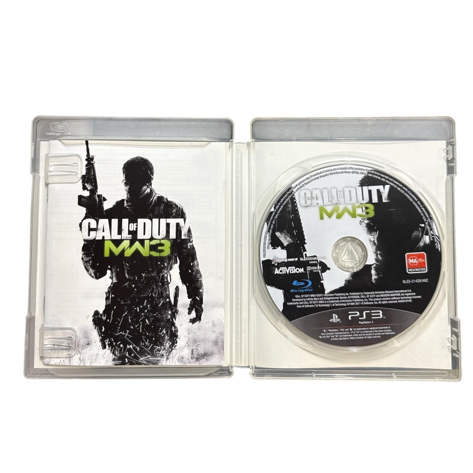 Call Of Duty Modern Warfare 3 PS3 Game Activision PAL MA15+ Shooter 2011