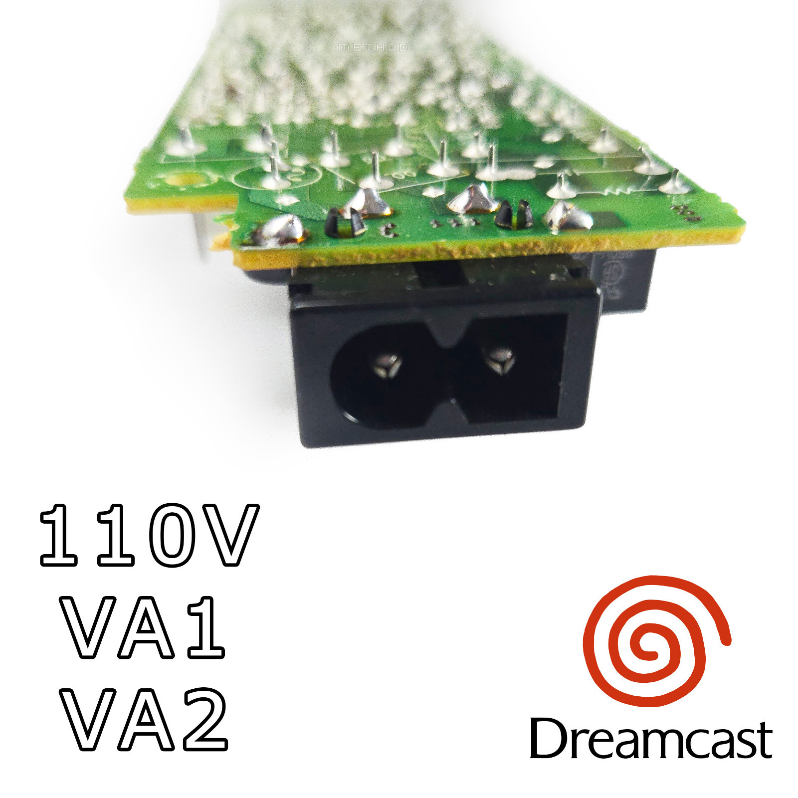 Sega Dreamcast RECAPPED Power Supply Unit VA1 VA2 PSU PCB 110V Board Replacement