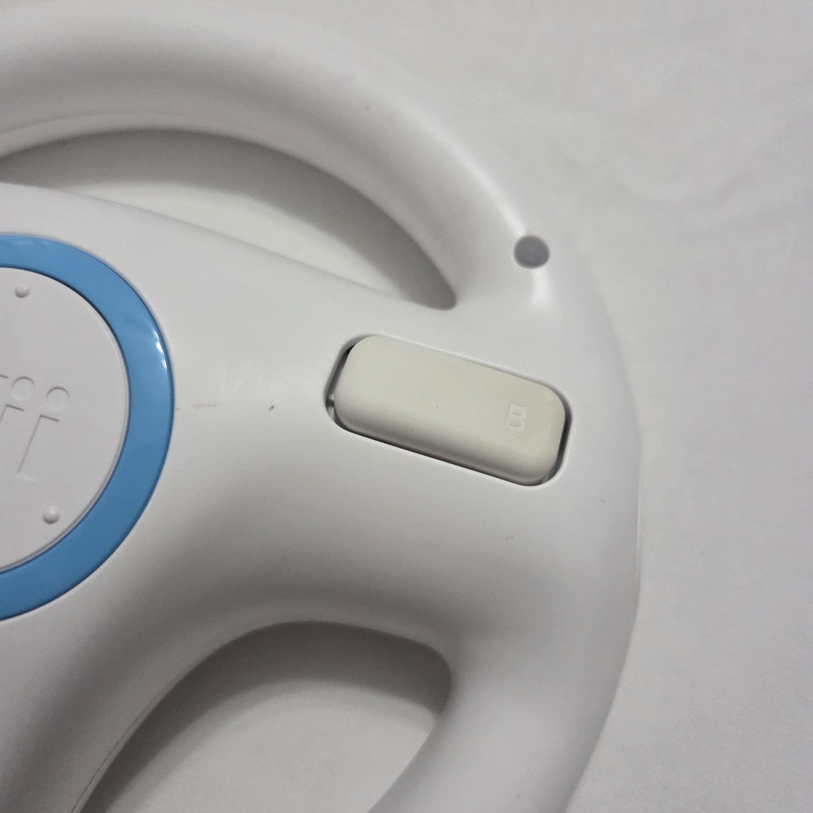 Lot of 2 Genuine Nintendo Wii Wheel Mario Kart White RVL-024