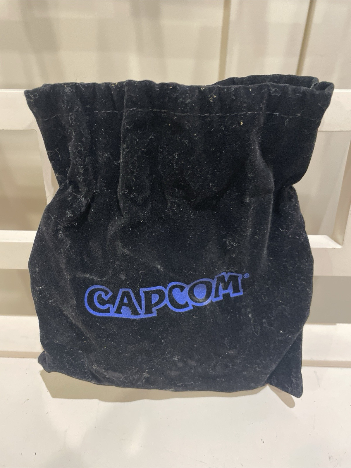 CAPCOM DARKSTALKERS E3 1994 PROMOTIONAL POUCH w/8 VINYL FIGURES 1 1/2” RARE VTG