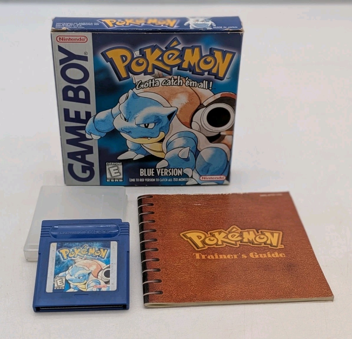 Pokemon Blue First Edition Nintendo Gameboy Complete In Box CIB Tested VGC