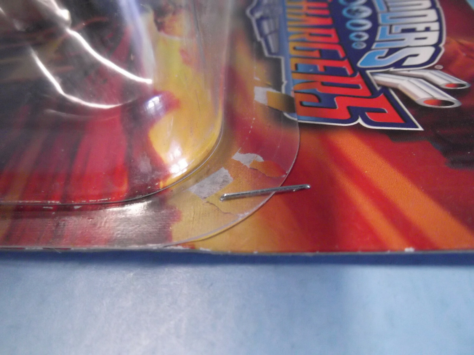Skylanders superchargers burn cycle “new but packaging came unglued from card”