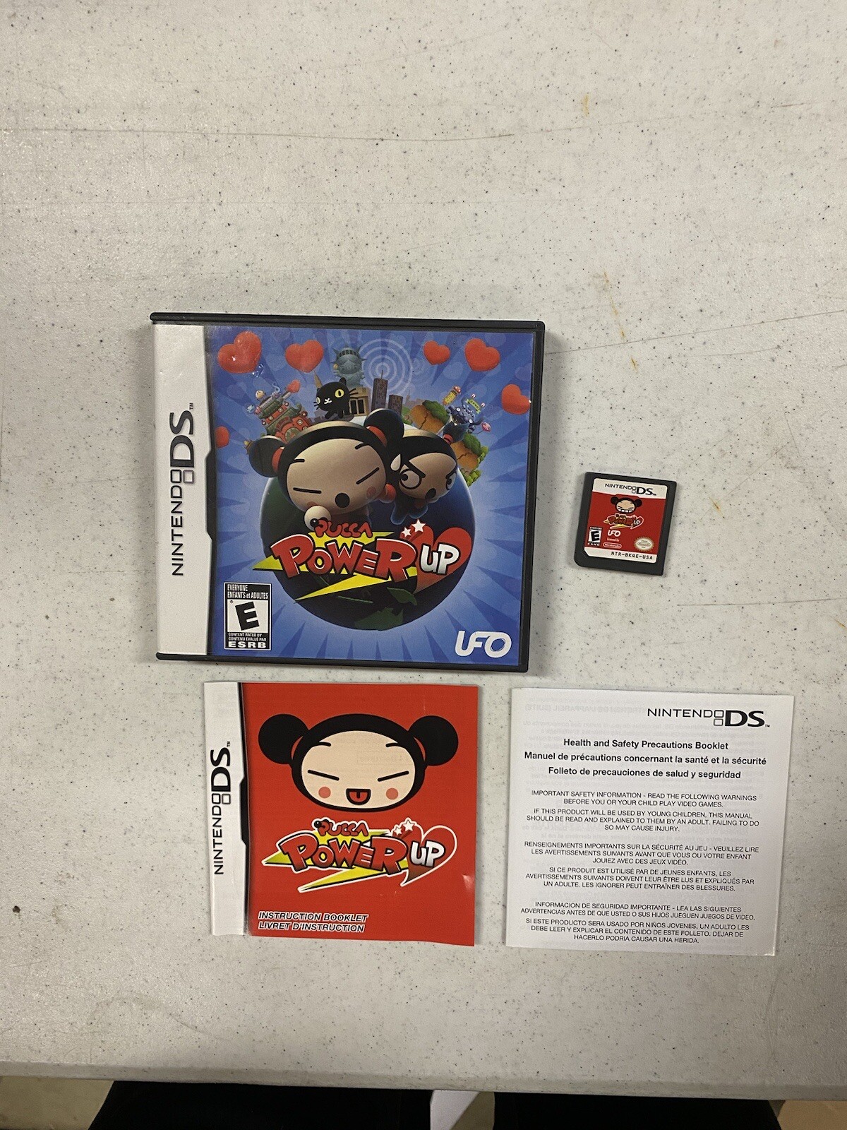 ⚡️Pucca Power Up (Nintendo DS, 2011) Authentic COMPLETE CIB **RARE** Very HTF!⚡️