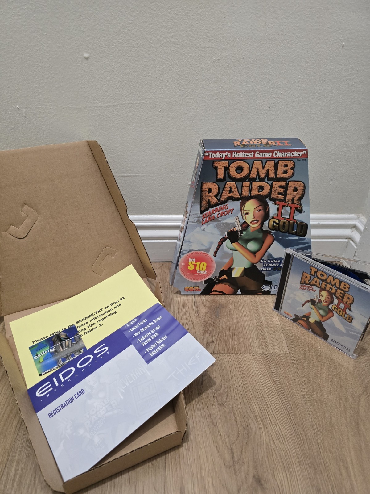 Tomb Raider 3 + The Lost Artifact + Tomb Raider 2 Gold PC Big Box Lot-Windows