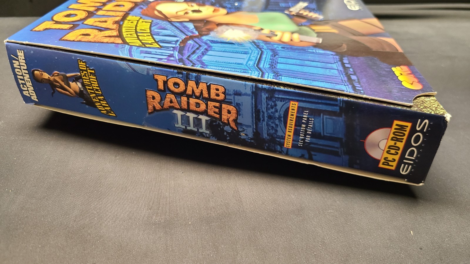 Tomb Raider III (1998) Big Trapezoid Box Vintage PC Windows Game Eidos