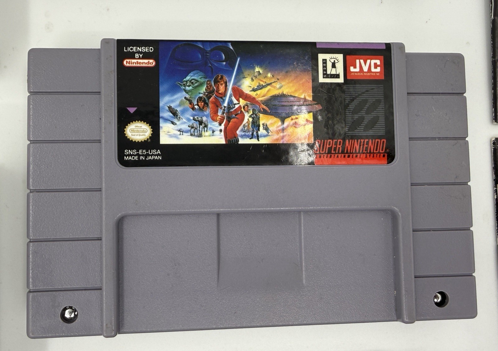 CIB Super Star Wars Trilogy SNES LOT Empire Strikes Return Jedi Fast Free Shipng
