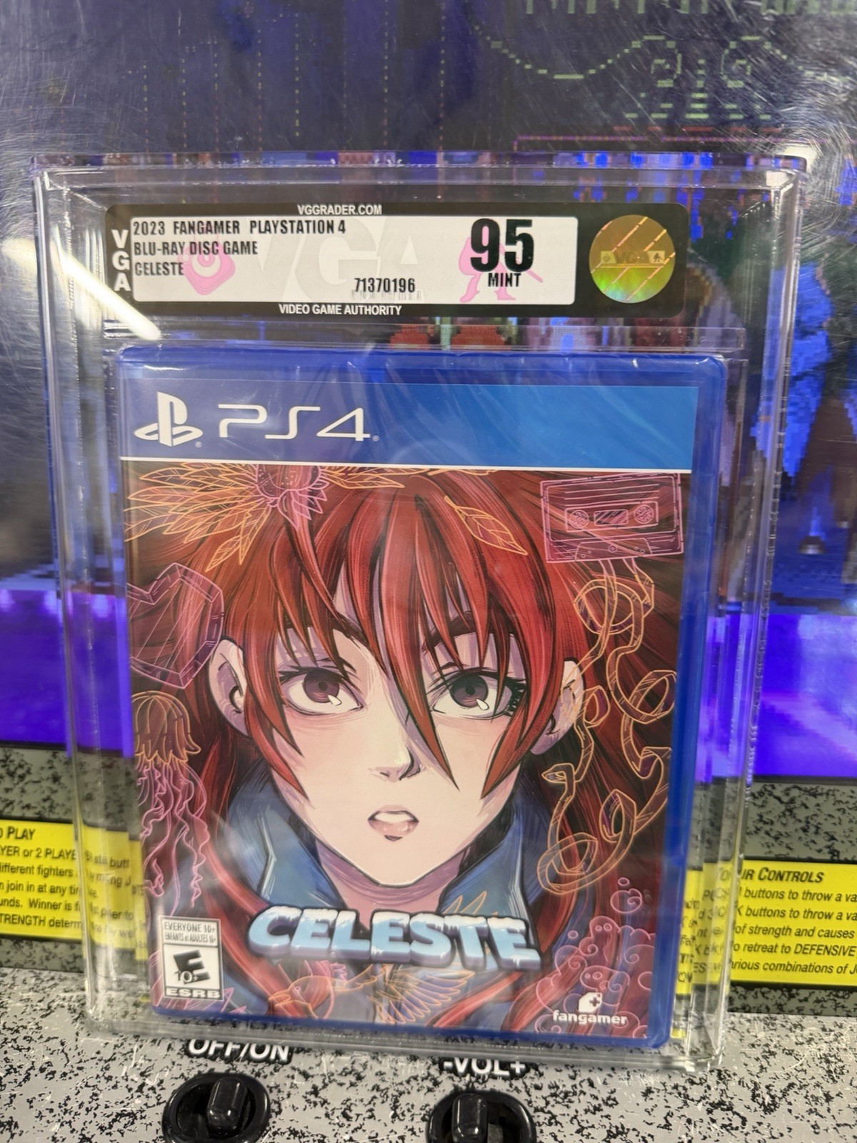 2023 PS4 Celeste Fangamer Blu-Ray Graded VGA 95 MINT Playstation 4