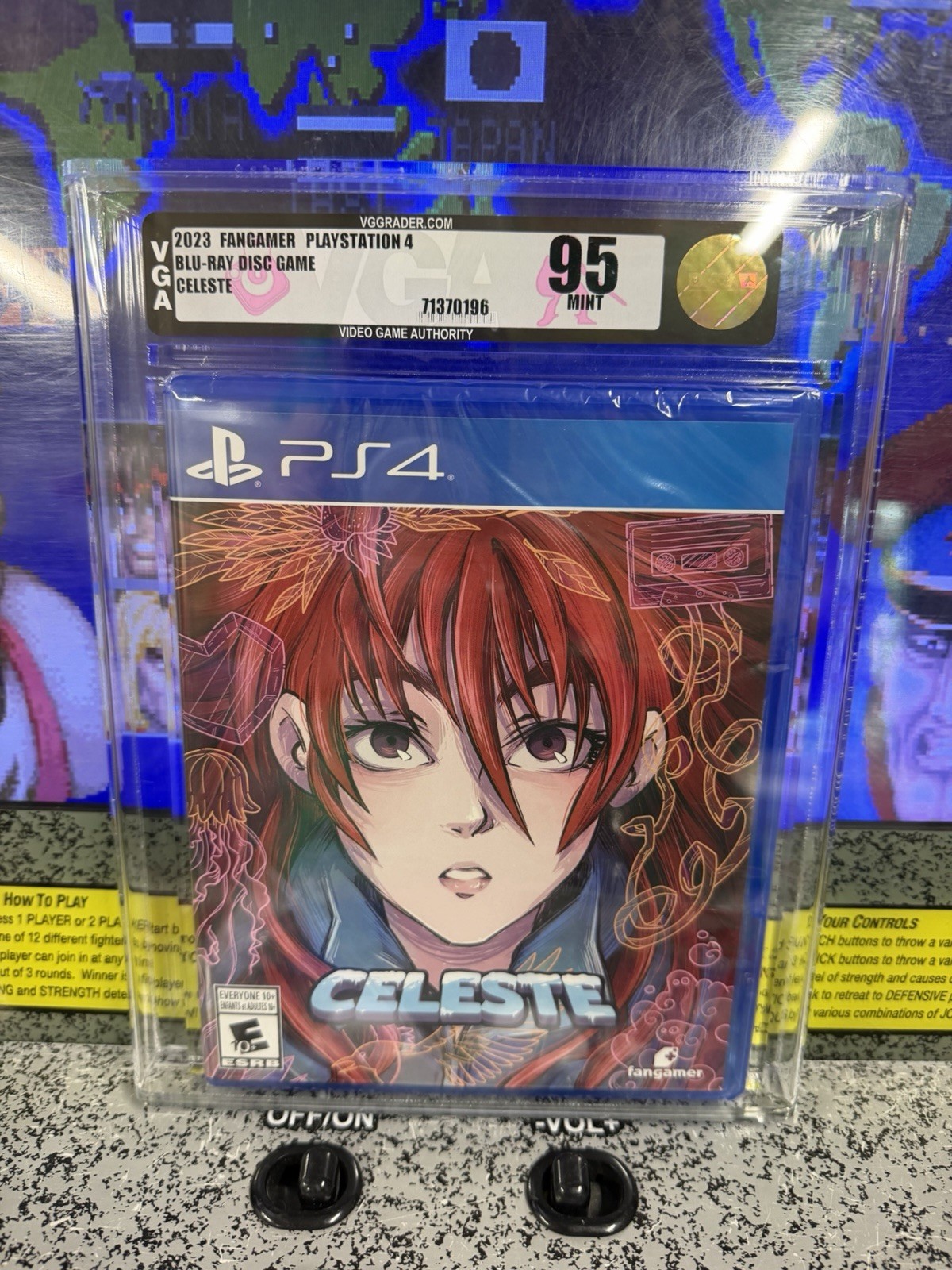 2023 PS4 Celeste Fangamer Blu-Ray Graded VGA 95 MINT Playstation 4